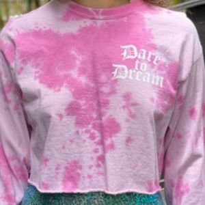 Cropped tie-dye